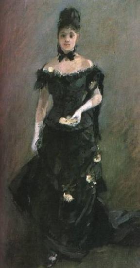 Berthe Morisot Avant le theatre oil painting image